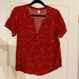 Old Navy bandana print shirt